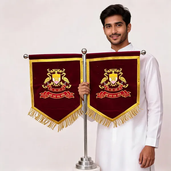 Velvet_Embroidered_Vaghela_Rajput_T-Stand_Flag