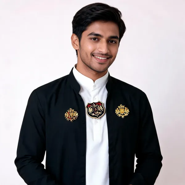 Gold_Metal_Heraldic_Crest_Brooch_Emblem_Set