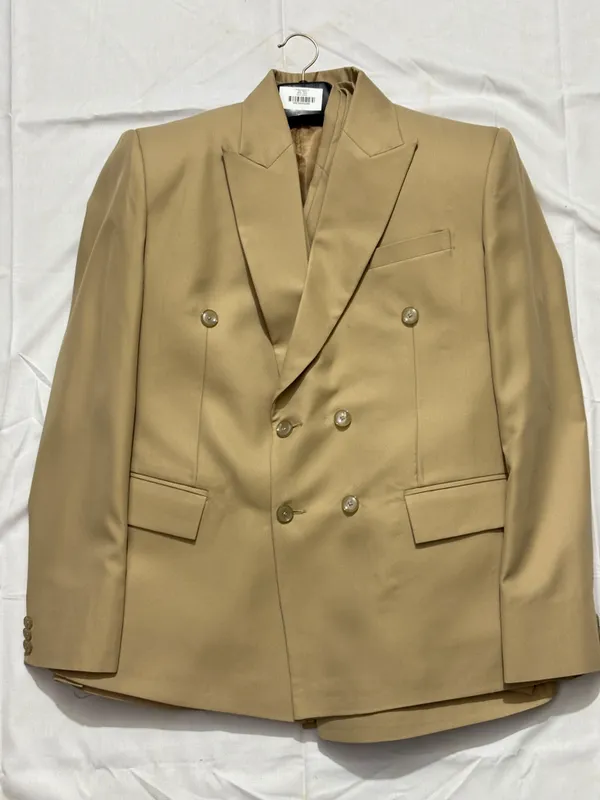 cotton_fabric__Double_Breasted_Blazer_coat_pant_for_Men