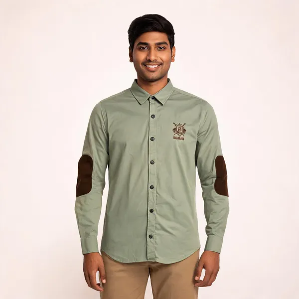 Green_Cotton_Regular_Fit_Maharana_Embroidered_Shirt_For_Men