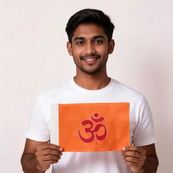 Orange_Velvet_Om_Logo_Car_Flag