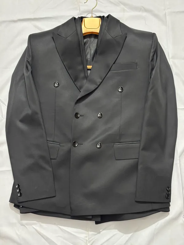 cotton_fabric__Double_Breasted_Blazer_coat_pant_for_Men