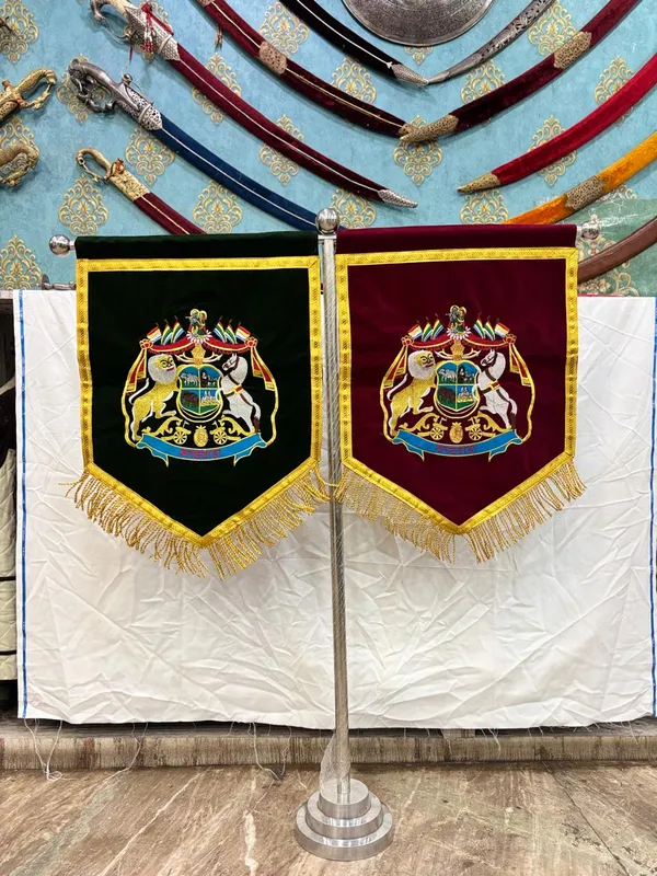 velvet_fabric_embroidery_kachhawa_rajput_T-stand_flag