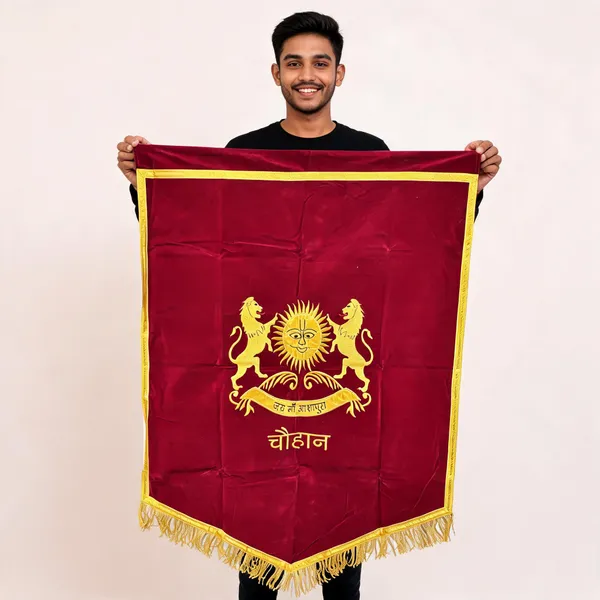 Maroon_Velvet_Embroidered_Chouhan_Rajput_Banner