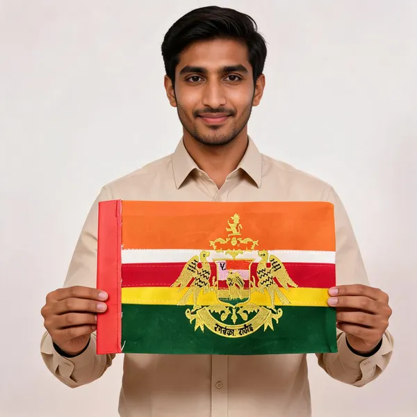 Multicolor_Velvet_Rathore_Rajput_Car_Flag