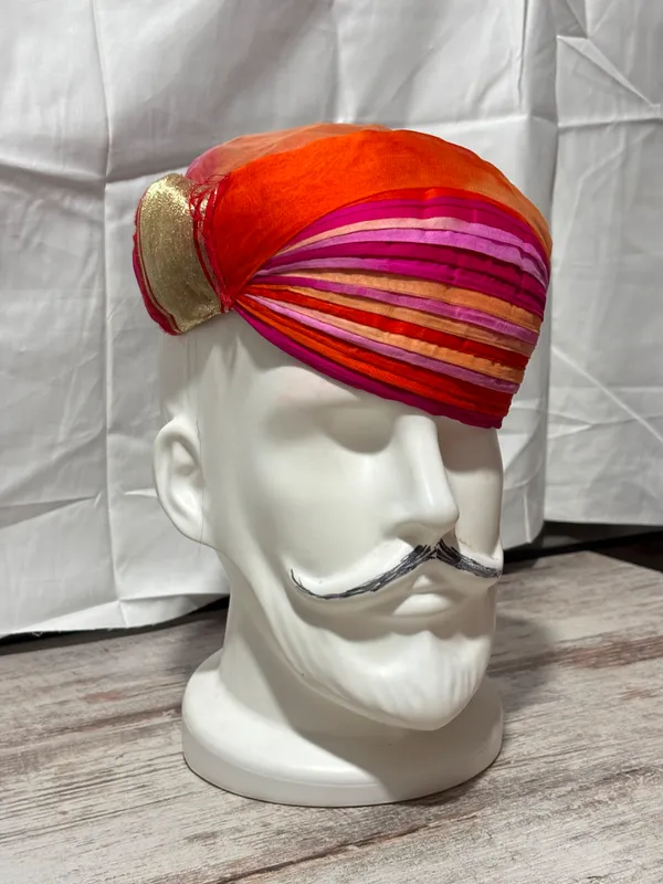 half_pyour_fabric_Multicolor_Traditional_Turban_for_Men