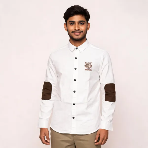 White_Cotton_Embroidered_Rajputana_Shirt_For_Men