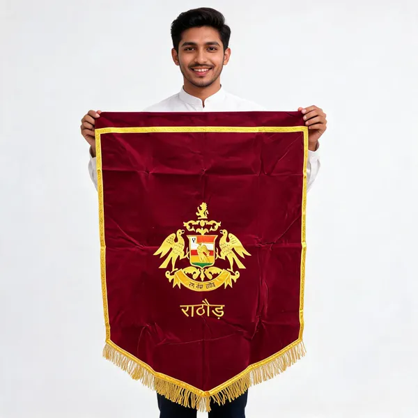 Maroon_Velvet_Embroidery_Banner_Rathore_Rajput