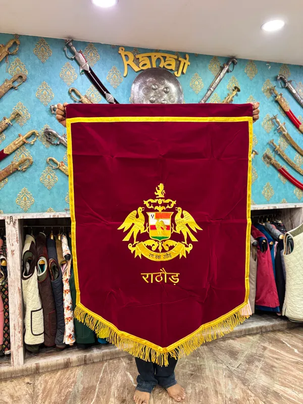 velvet_fabric_embroidery_banner_RATHORE_rajput