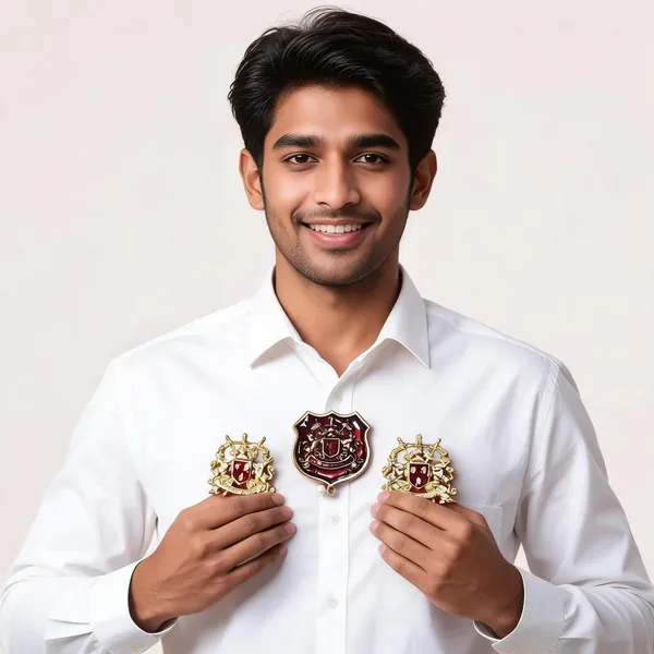 Gold_Metal_Heraldic_Shield_Crest_Emblem_Set