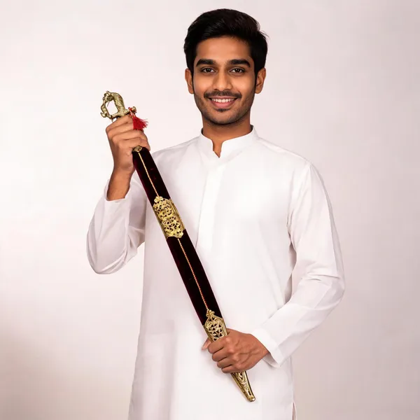 Gold_Black_Metal_Brass_Polish_Decorative_Talvar_Sword