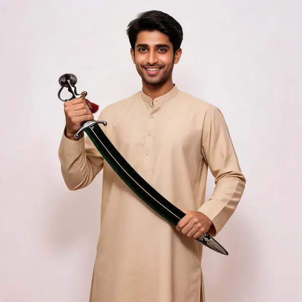 Green_Metal_Ceremonial_Decorative_Talwar_Display_Piece