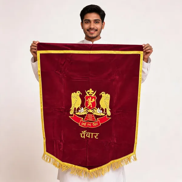 Maroon_Velvet_Embroidered_Pawar_Rajput_Banner