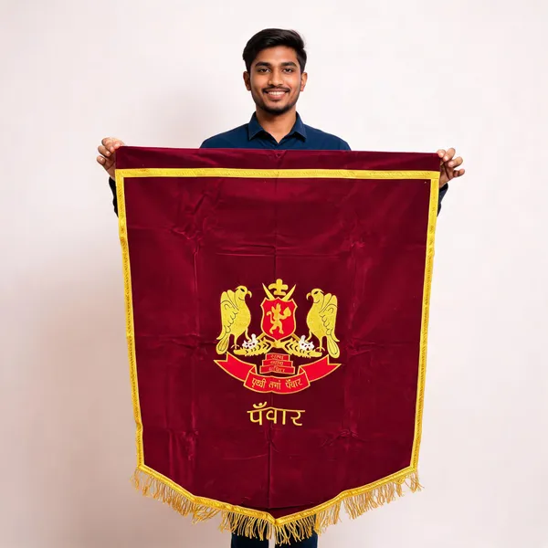 Maroon_Velvet_Embroidered_Pawar_Rajput_Banner