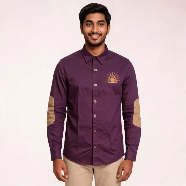 Purple_Cotton_Regular_Fit_Rajputana_Sun_Embroidered_Shirt_For_Men