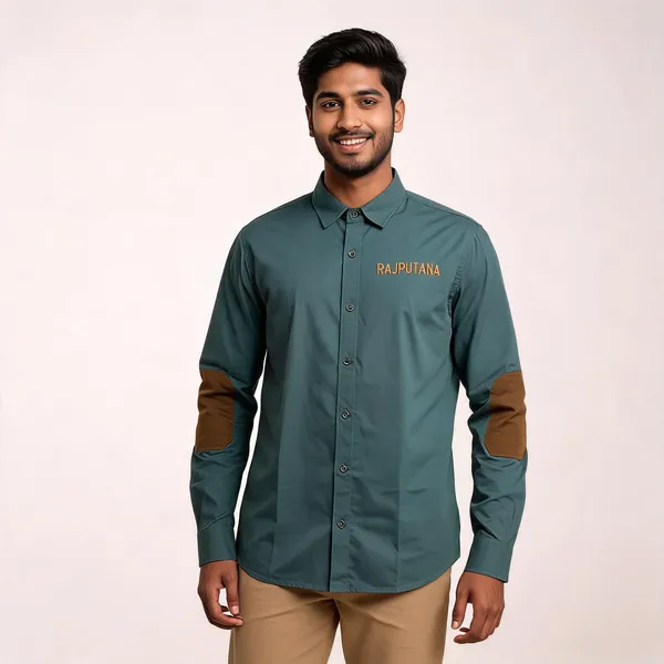 Green_Cotton_Embroidered_Rajputana_Shirt_For_Men