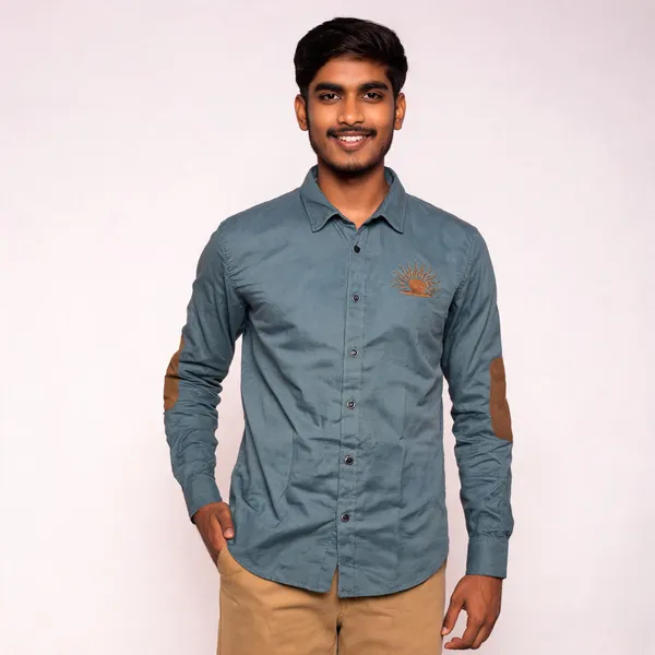 Blue_Cotton_Regular_Fit_Rajputana_Sun_Embroidered_Shirt_For_Men