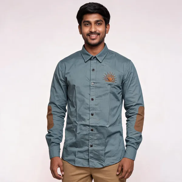 Blue_Cotton_Regular_Fit_Rajputana_Sun_Embroidered_Shirt_For_Men