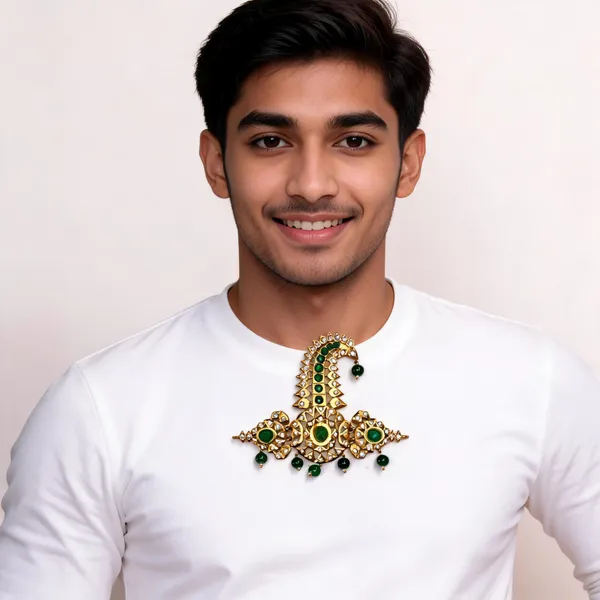 Metal_Gold-Tone_Stone_Embellished_Shirpach