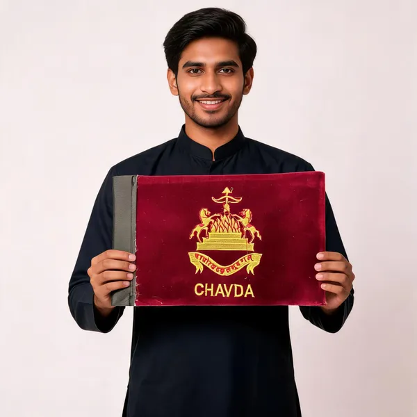Velvet_Chavda_Rajput_Embroidered_Car_Flag