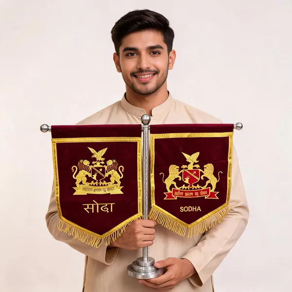 Maroon_Velvet_Embroidered_Sodha_Rajput_T-Stand_Flag
