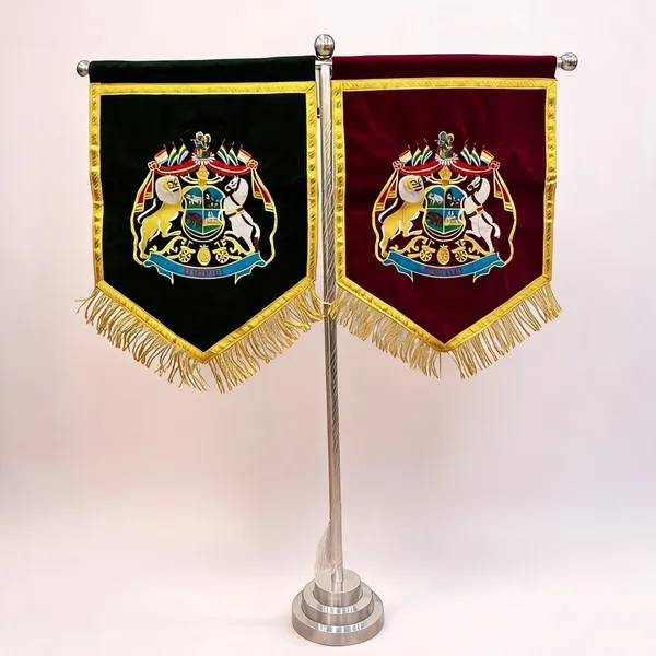 Multicolor_Velvet_Embroidered_Kachhawa_Rajput_T-Stand_Flag