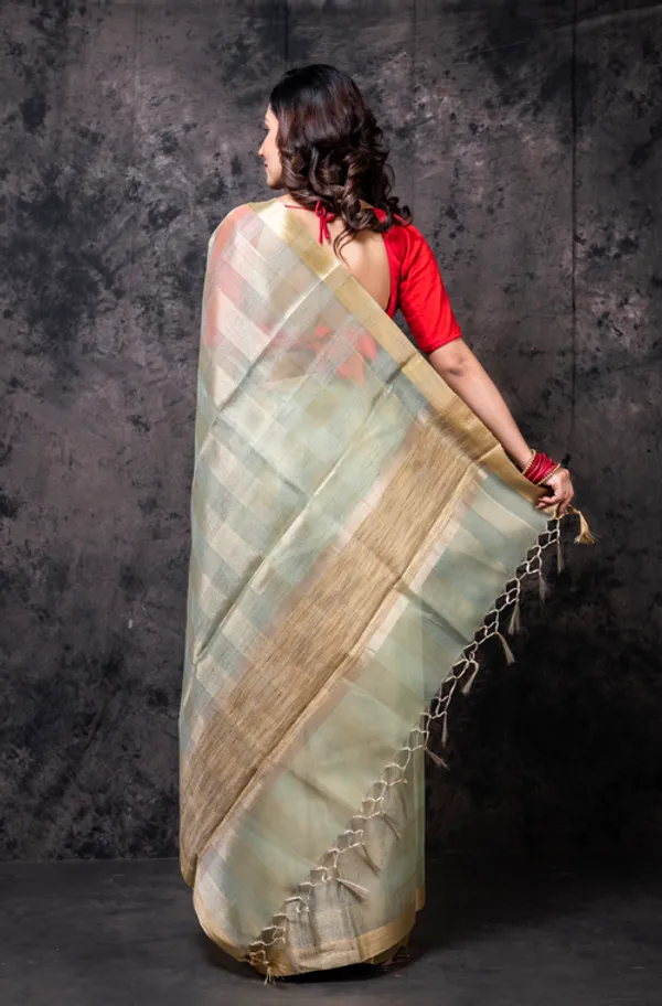Woven_Design_Striped_Zari_Tissue_Saree