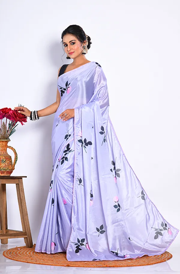 Floral_Poly_Chiffon_Saree