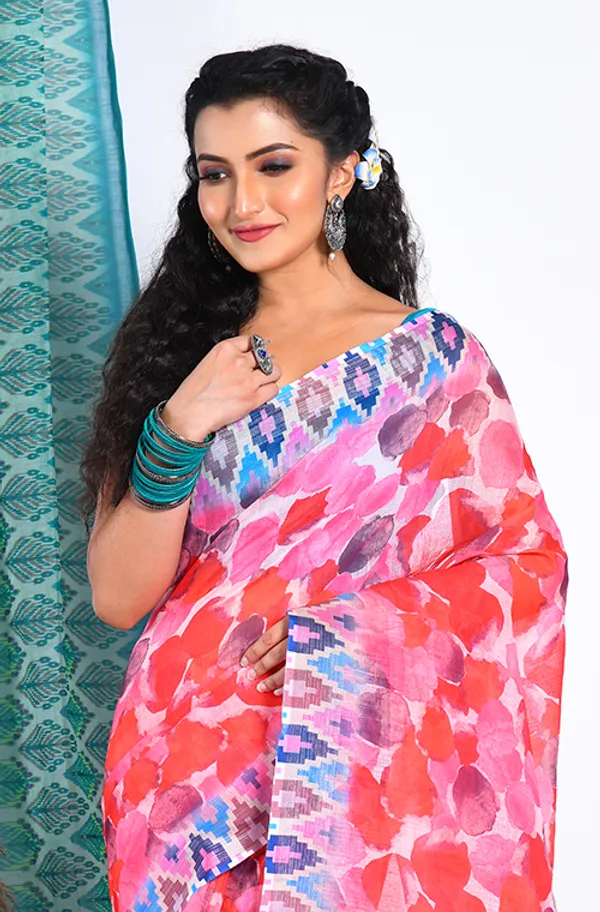 SEMI_DIGITAL_PRINT_SAREE_Chiffon_saree