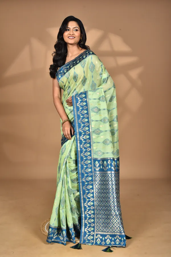 Women_Desgin_Kashmiri_Silk_Linen_Saree