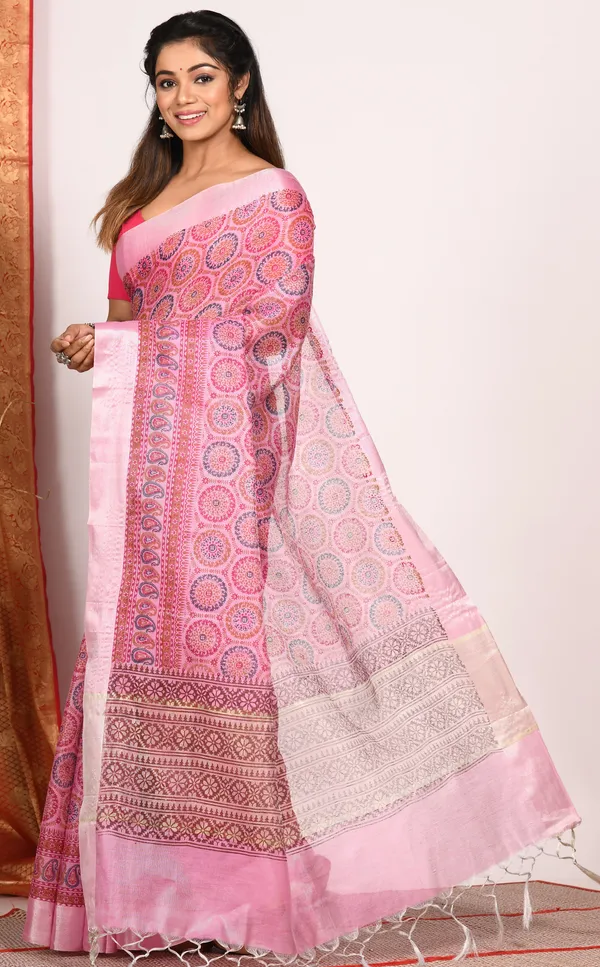 Ethnic_Motifs_Tissue_Block_Print_Saree