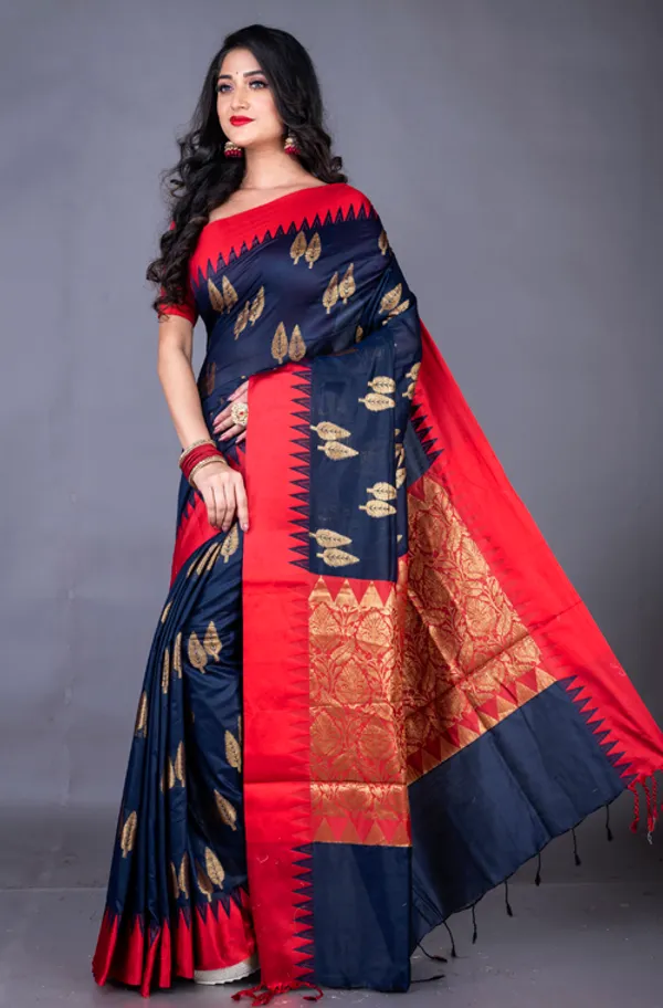 Ethnic_Print_Zari_Chanderi_Saree_with_Tassels