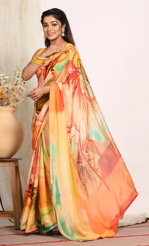 Abstract_Printed_Pure_Chiffon_Saree
