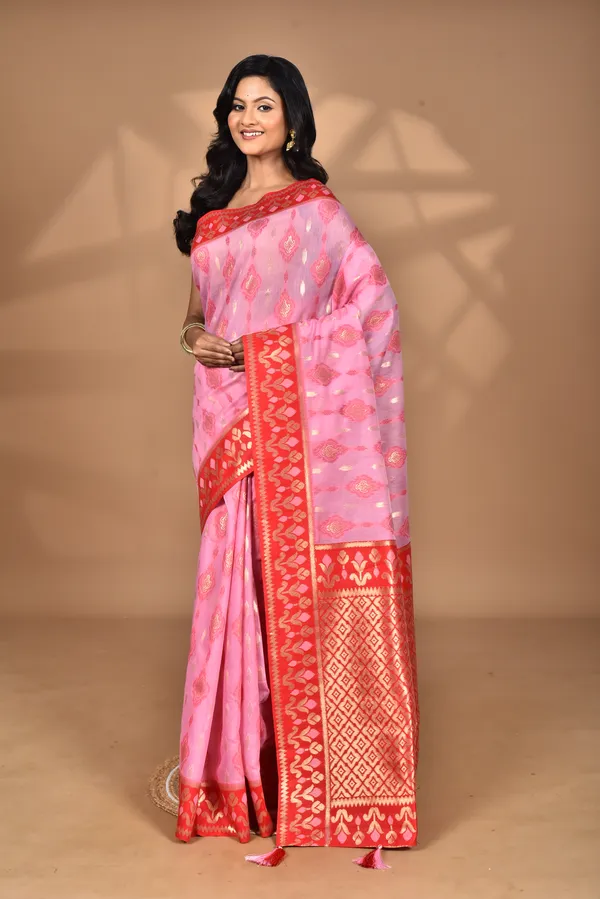Women_Desgin_Kashmiri_Silk_Linen_Saree