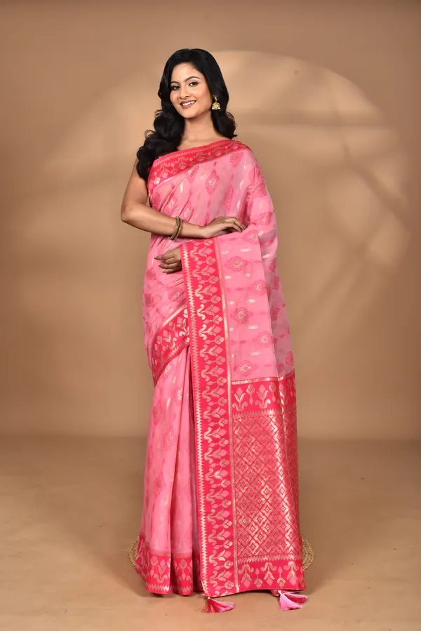 Women_Desgin_Kashmiri_Silk_Linen_Saree