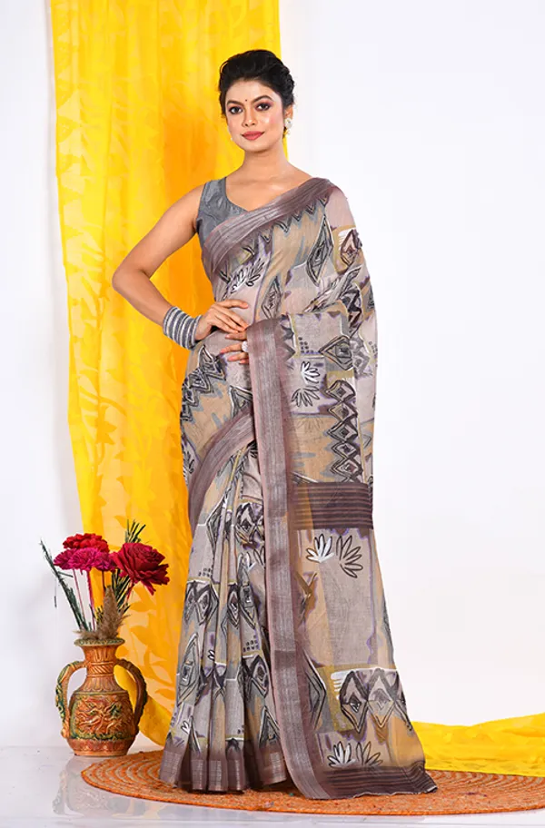 SEMI_DIGITAL_PRINT_SAREE_Chiffon_saree