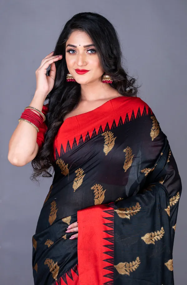 Floral_Woven_Design_Chanderi_Saree