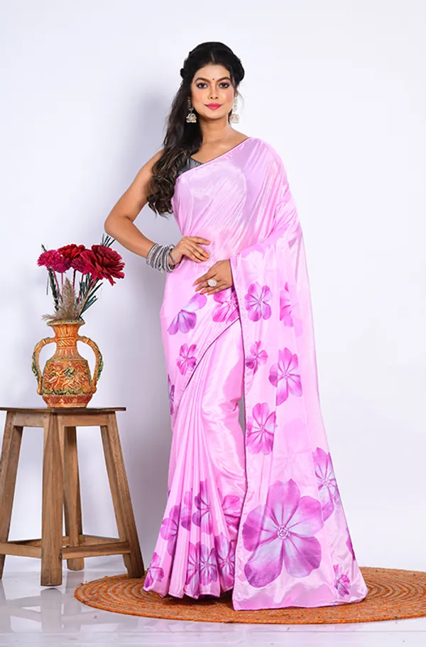 Floral_Printed_Chiffon_Saree