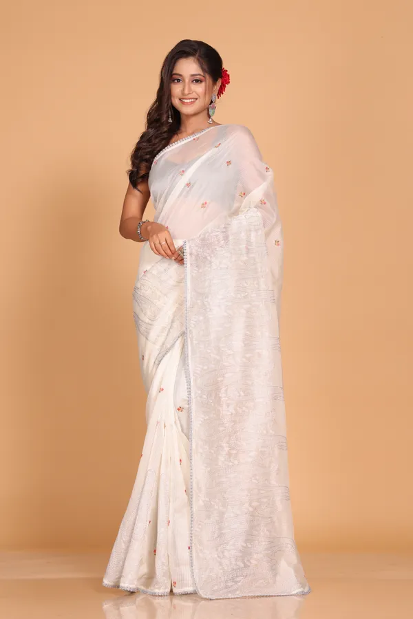 SUPERNET_COTTON_EMBROIDERY_SAREE