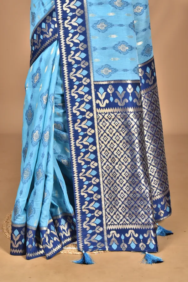 Women_Desgin_Kashmiri_Silk_Linen_Saree