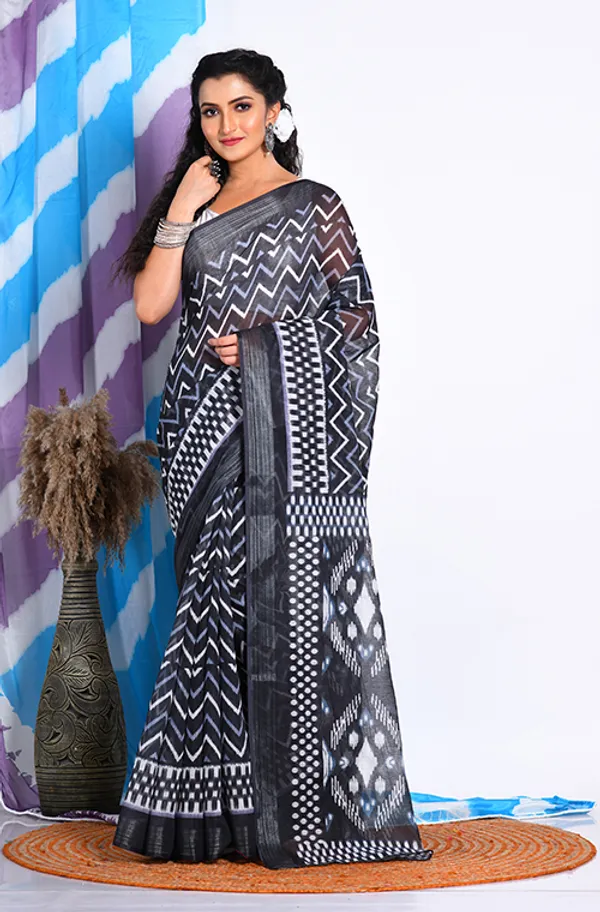 SEMI_DIGITAL_PRINT_SAREE_Chiffon_saree