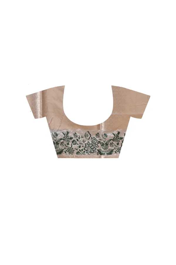 OFF-WHITE_BANARASI_SILK_(JACQUARD)_with_COMPUTER_EMBROIDERY_Saree_with_Blouse_Piece