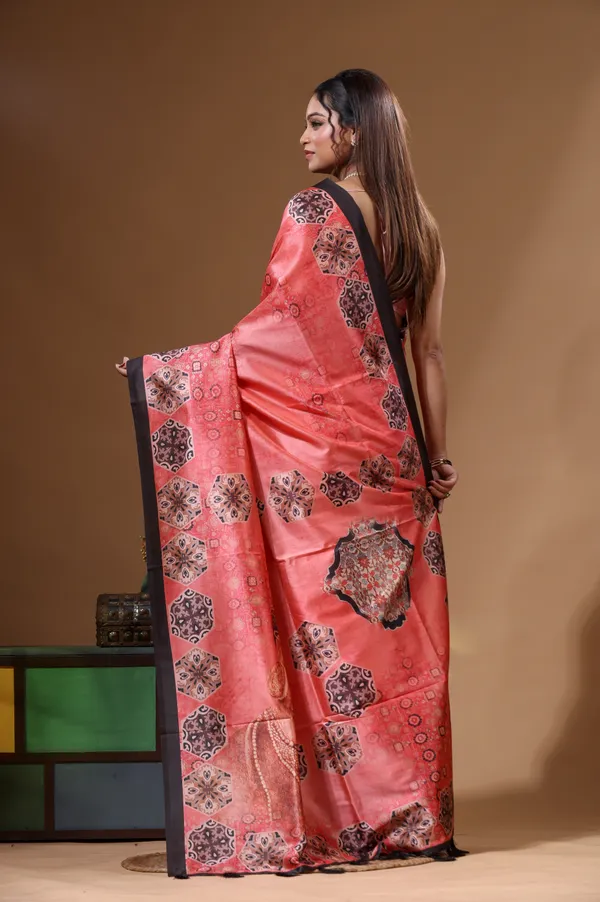 MULTICOLOUR_SEMI_-_TUSSAR_with_DIGITAL_PRINT_Saree_with_Blouse_Piece