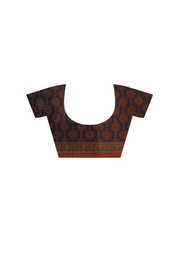 MULTICOLOUR_SEMI_-_TUSSAR_with_DIGITAL_PRINT_Saree_with_Blouse_Piece