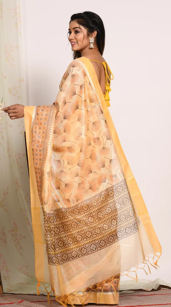 Floral_Printed_Zari_Tissue_Saree