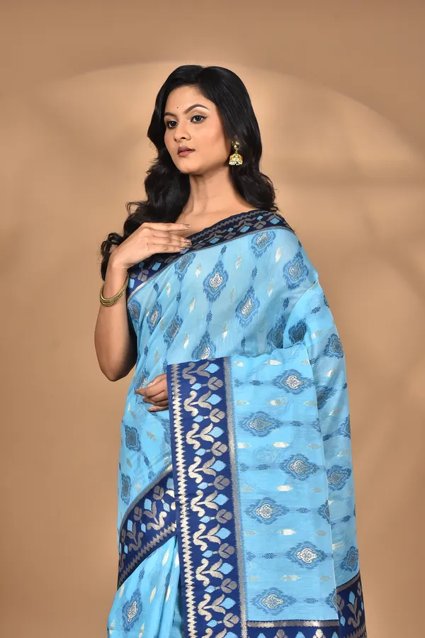 Women_Desgin_Kashmiri_Silk_Linen_Saree