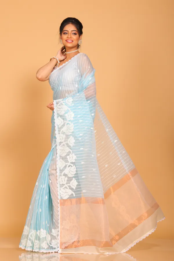 orzanga_stripe_embroidery_saree