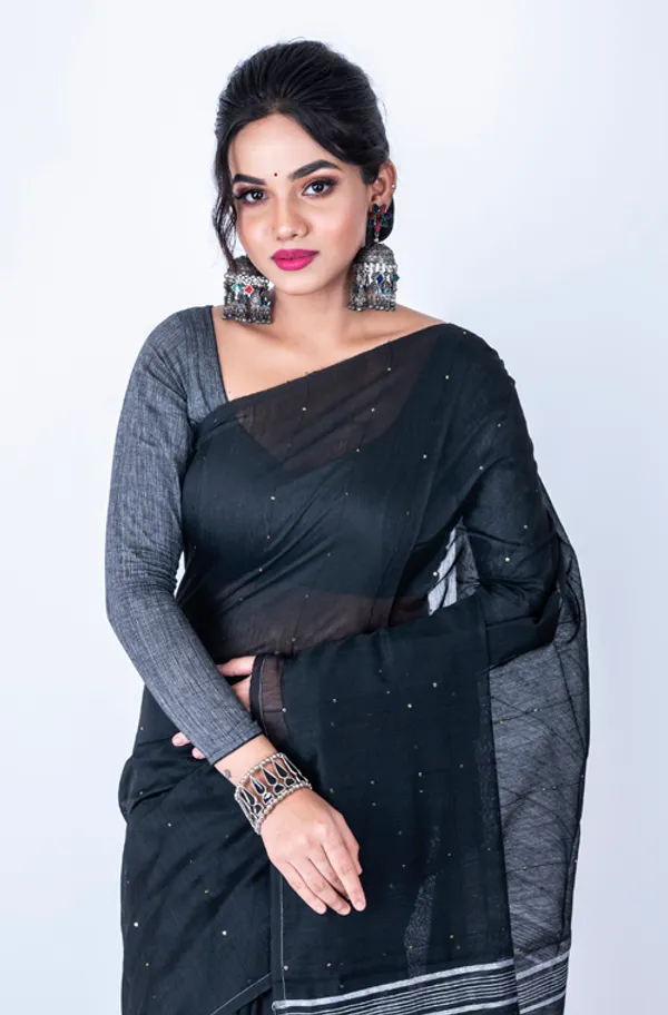 Bengal_handloom_cotton_zari_saree