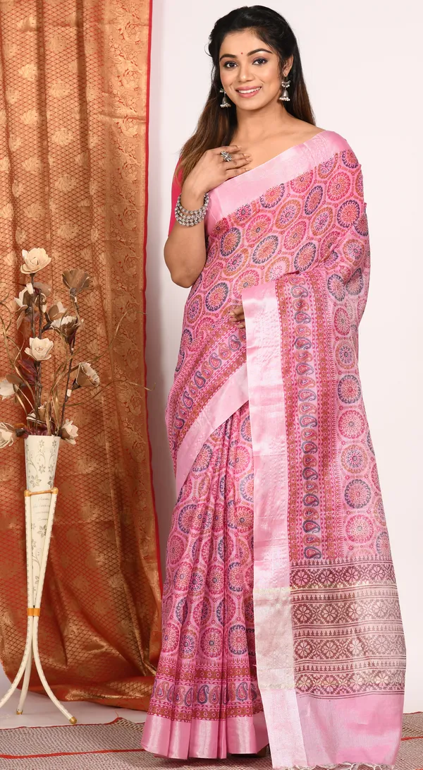 Ethnic_Motifs_Tissue_Block_Print_Saree