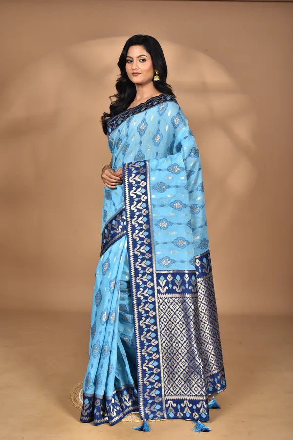 Women_Desgin_Kashmiri_Silk_Linen_Saree